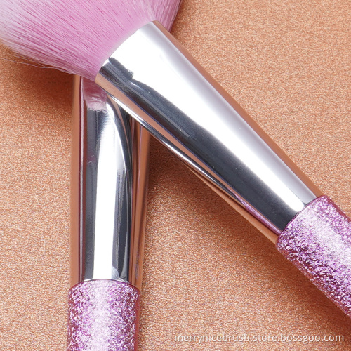 Oem new arrival private label pink 7Pcs makeup brush set brushes custom logo